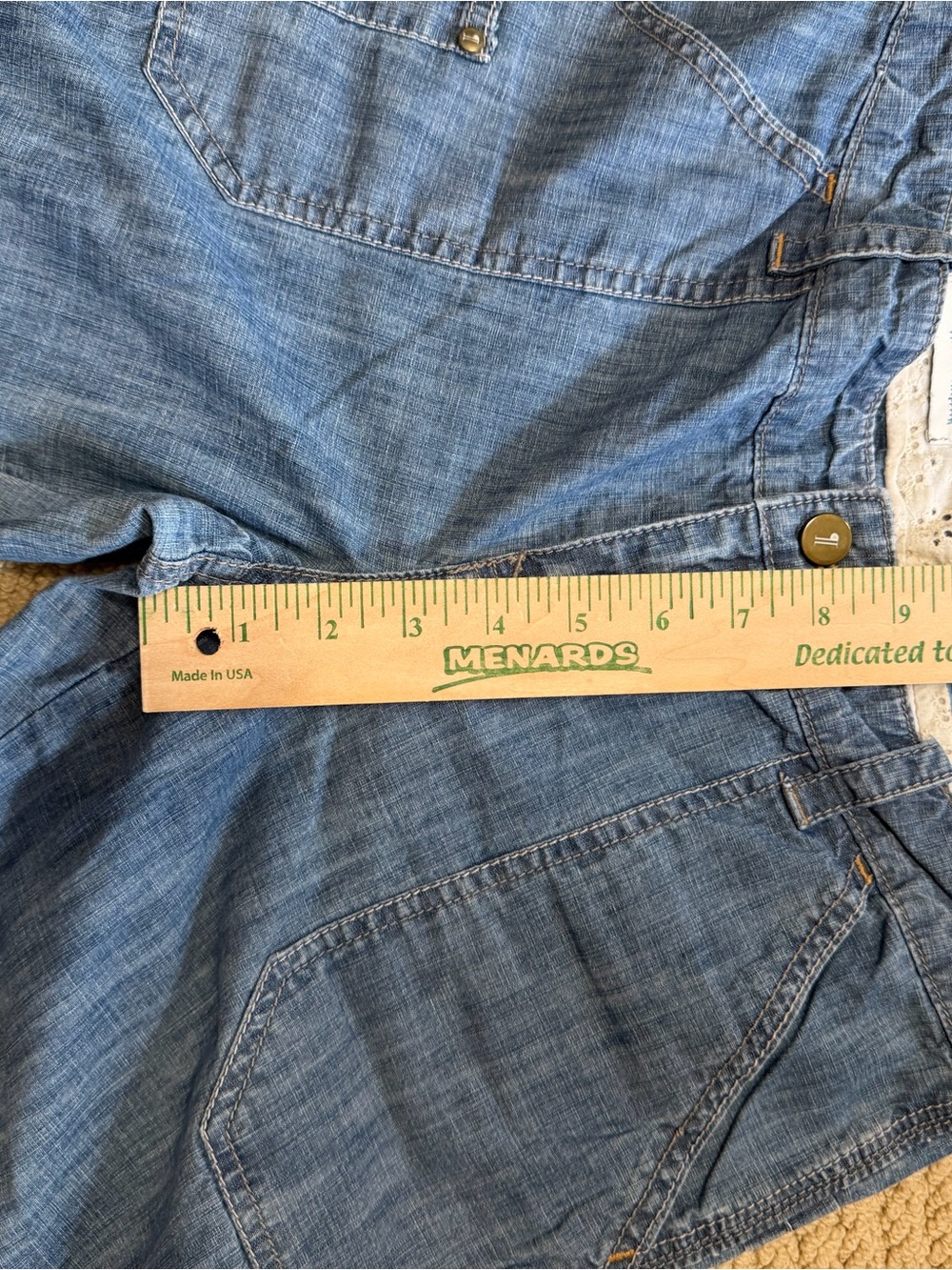 Pilcro and the Letterpress Light Blue Wide-Leg Denim Jeans - Picture 4 of 6